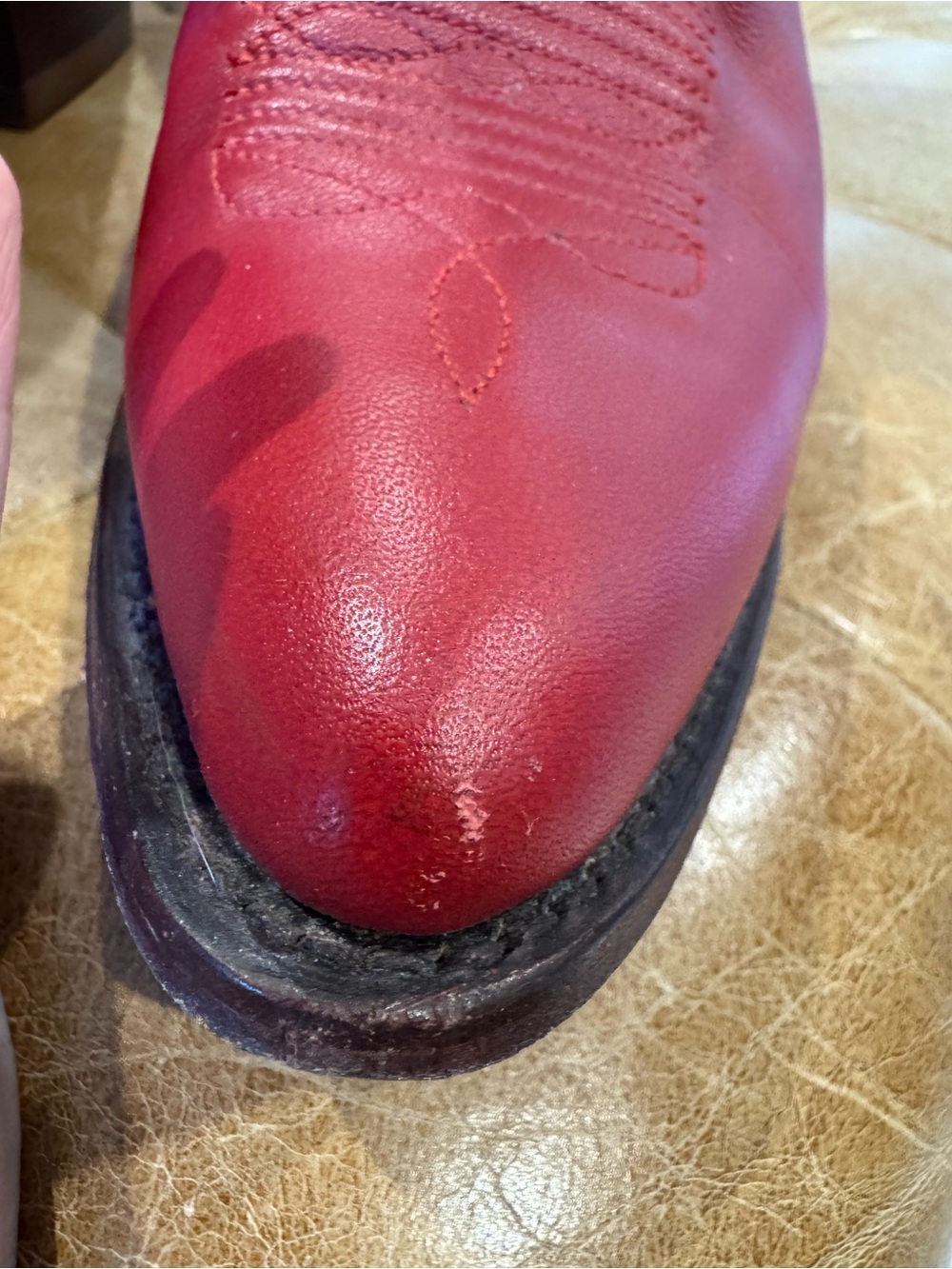 Tecovas Red Western Cowboy Boots - Picture 5 of 12